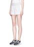 Front View - Click To Enlarge - ADIDAS BY STELLA MCCARTNEY - 'Yoga' fleece lined sweatshorts