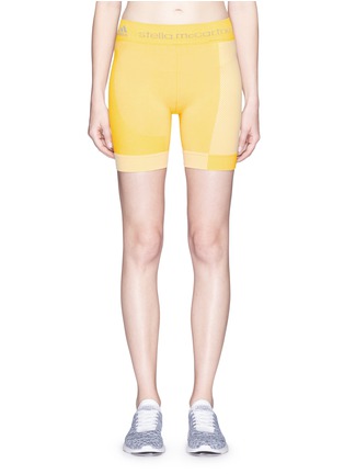 Main View - Click To Enlarge - ADIDAS BY STELLA MCCARTNEY - 'Yoga' ribbed climalite® performance shorts