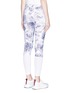 Back View - Click To Enlarge - ADIDAS BY STELLA MCCARTNEY - 'Run' Sprintweb print climacool® and climalite® performance tights