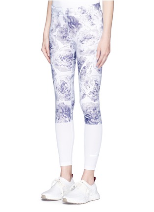Front View - Click To Enlarge - ADIDAS BY STELLA MCCARTNEY - 'Run' Sprintweb print climacool® and climalite® performance tights