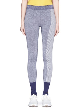 Main View - Click To Enlarge - ADIDAS BY STELLA MCCARTNEY - 'Yoga' colourblock climalite® full length performance tights