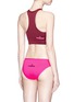 Back View - Click To Enlarge - ADIDAS BY STELLA MCCARTNEY - Reversible floral print bikini bottoms