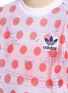 Detail View - Click To Enlarge - ADIDAS - 'Osaka' polka dot print mesh sweatshirt