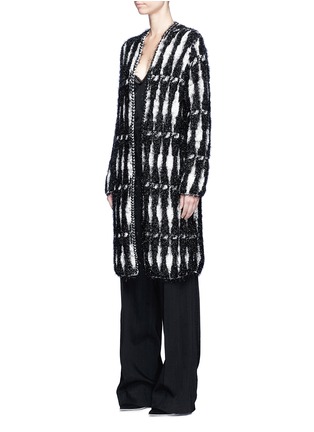 Front View - Click To Enlarge - LANVIN - Tinsel chenille oversized cardigan
