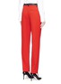 Back View - Click To Enlarge - LANVIN - Satin trim wool twill pants