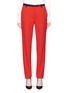 Main View - Click To Enlarge - LANVIN - Satin trim wool twill pants