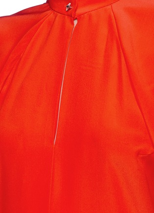 Detail View - Click To Enlarge - LANVIN - Butterfly sleeve silk crepe top