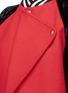 Detail View - Click To Enlarge - LANVIN - Colourblock oversized teddy jacket
