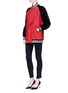 Figure View - Click To Enlarge - LANVIN - Colourblock oversized teddy jacket