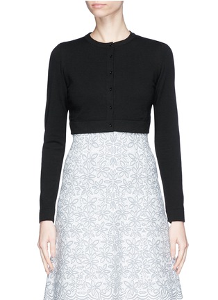 Main View - Click To Enlarge - ALAÏA - Cropped cardigan