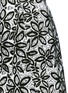 Detail View - Click To Enlarge - ALAÏA - 'Adenium' scalloped floral jacquard knit skirt