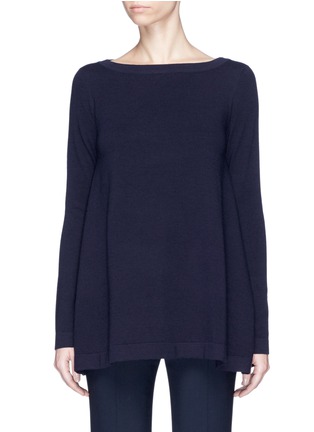 Main View - Click To Enlarge - ALAÏA - Babydoll wool-blend sweater