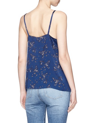 Back View - Click To Enlarge - VINCE - Floral print silk camisole