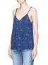 Front View - Click To Enlarge - VINCE - Floral print silk camisole