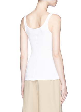 Back View - Click To Enlarge - VINCE - Pima cotton-modal tank top