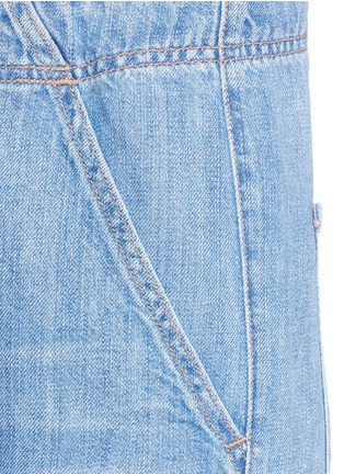 Detail View - Click To Enlarge - VINCE - 'Patch Front Utility' drawstring denim pants