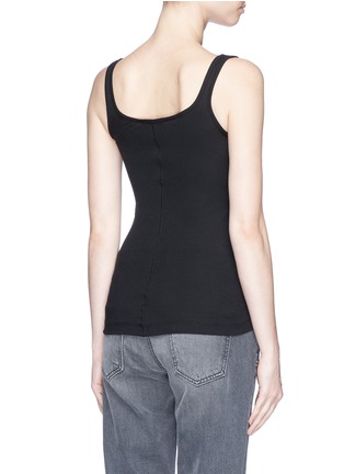 Back View - Click To Enlarge - VINCE - Pima cotton-modal tank top