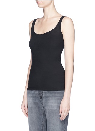 Front View - Click To Enlarge - VINCE - Pima cotton-modal tank top