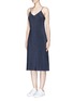 Front View - Click To Enlarge - VINCE - Dot print silk camisole dress