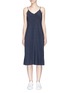 Main View - Click To Enlarge - VINCE - Dot print silk camisole dress