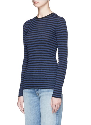 Front View - Click To Enlarge - VINCE - Stripe cashmere sweater