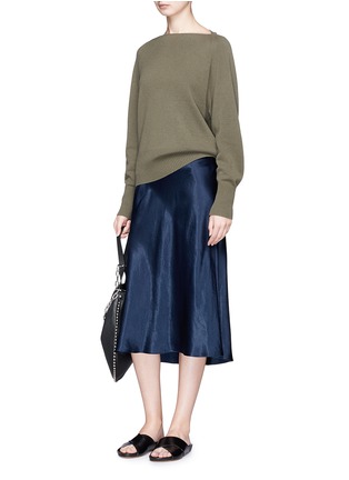 Figure View - Click To Enlarge - VINCE - Boat neck cashmere sweater