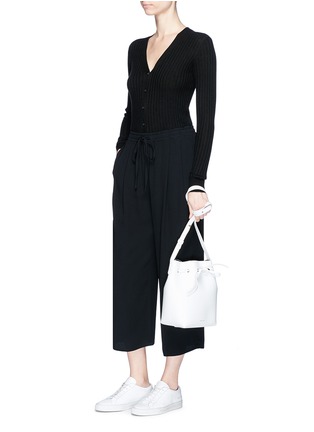 Figure View - Click To Enlarge - VINCE - Cashmere rib knit cardigan