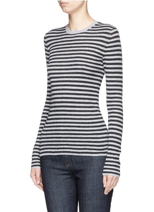 Front View - Click To Enlarge - VINCE - Stripe cashmere sweater