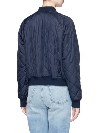 Back View - Click To Enlarge - VINCE - Quilted nylon bomber jacket