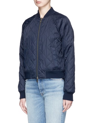 Front View - Click To Enlarge - VINCE - Quilted nylon bomber jacket
