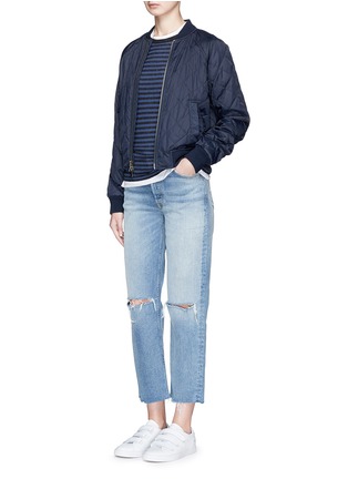 Figure View - Click To Enlarge - VINCE - Quilted nylon bomber jacket