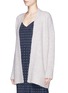 Front View - Click To Enlarge - VINCE - Dropped shoulder open front cardigan