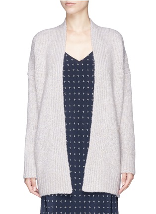 Main View - Click To Enlarge - VINCE - Dropped shoulder open front cardigan