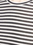 Detail View - Click To Enlarge - VINCE - Stripe silk blend jersey T-shirt