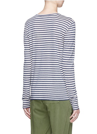 Back View - Click To Enlarge - VINCE - Stripe long sleeve T-shirt