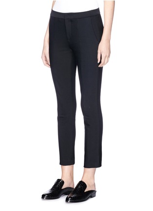 Front View - Click To Enlarge - VINCE - 'Stove Pipe' stretch cotton-nylon pants