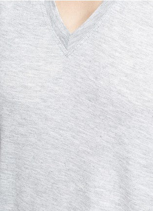 Detail View - Click To Enlarge - VINCE - Drop shoulder V-neck T-shirt