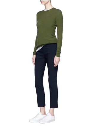 Figure View - Click To Enlarge - VINCE - Stitched front seam elastic waist pants