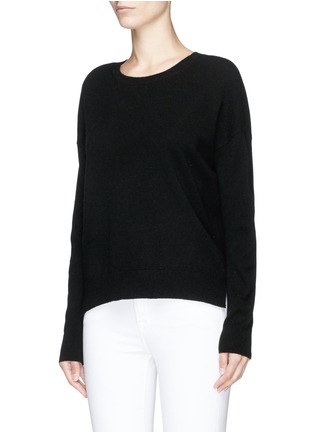 Front View - Click To Enlarge - VINCE - Wide crew neck cashmere sweater