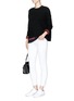 Figure View - Click To Enlarge - VINCE - Wide crew neck cashmere sweater