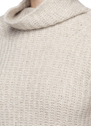 Detail View - Click To Enlarge - VINCE - Cashmere knit sleeveless turtleneck top