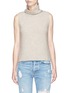 Main View - Click To Enlarge - VINCE - Cashmere knit sleeveless turtleneck top