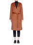 Main View - Click To Enlarge - VINCE - Belted reversible wool-cashmere melton coat