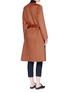 Figure View - Click To Enlarge - VINCE - Belted reversible wool-cashmere melton coat