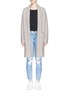 Main View - Click To Enlarge - VINCE - Shawl collar open front cashmere cardigan