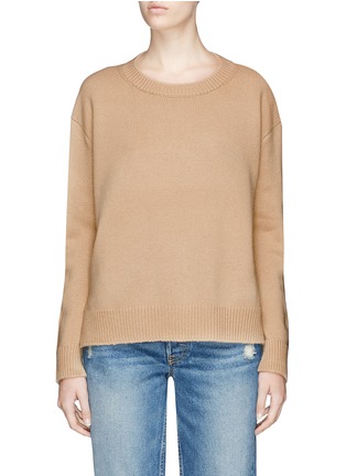 Main View - Click To Enlarge - VINCE - Lace-up cashmere sweater