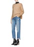 Figure View - Click To Enlarge - VINCE - Lace-up cashmere sweater
