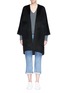 Main View - Click To Enlarge - VINCE - Reversible open front wool-cashmere cardigan