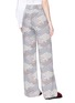Back View - Click To Enlarge - EQUIPMENT - 'Arwen' fan print silk crepe pyjama pants