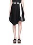 Main View - Click To Enlarge - PROENZA SCHOULER - Belted asymmetric tweed skirt